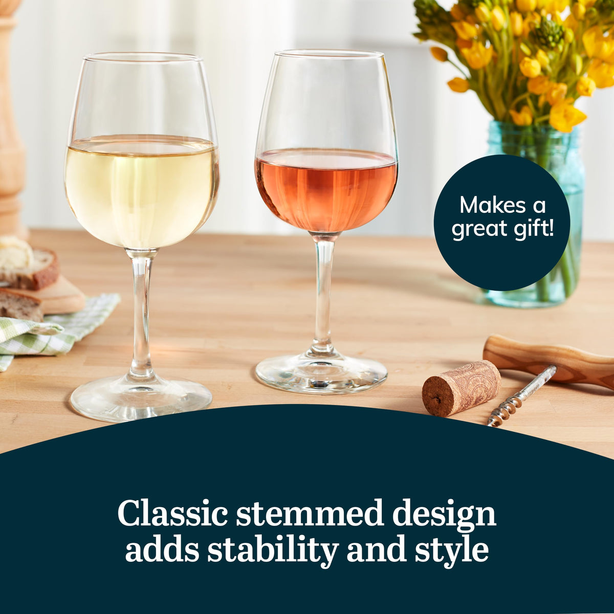 Libbey All Purpose 12 / 12 count / Party Set Wine Glasses