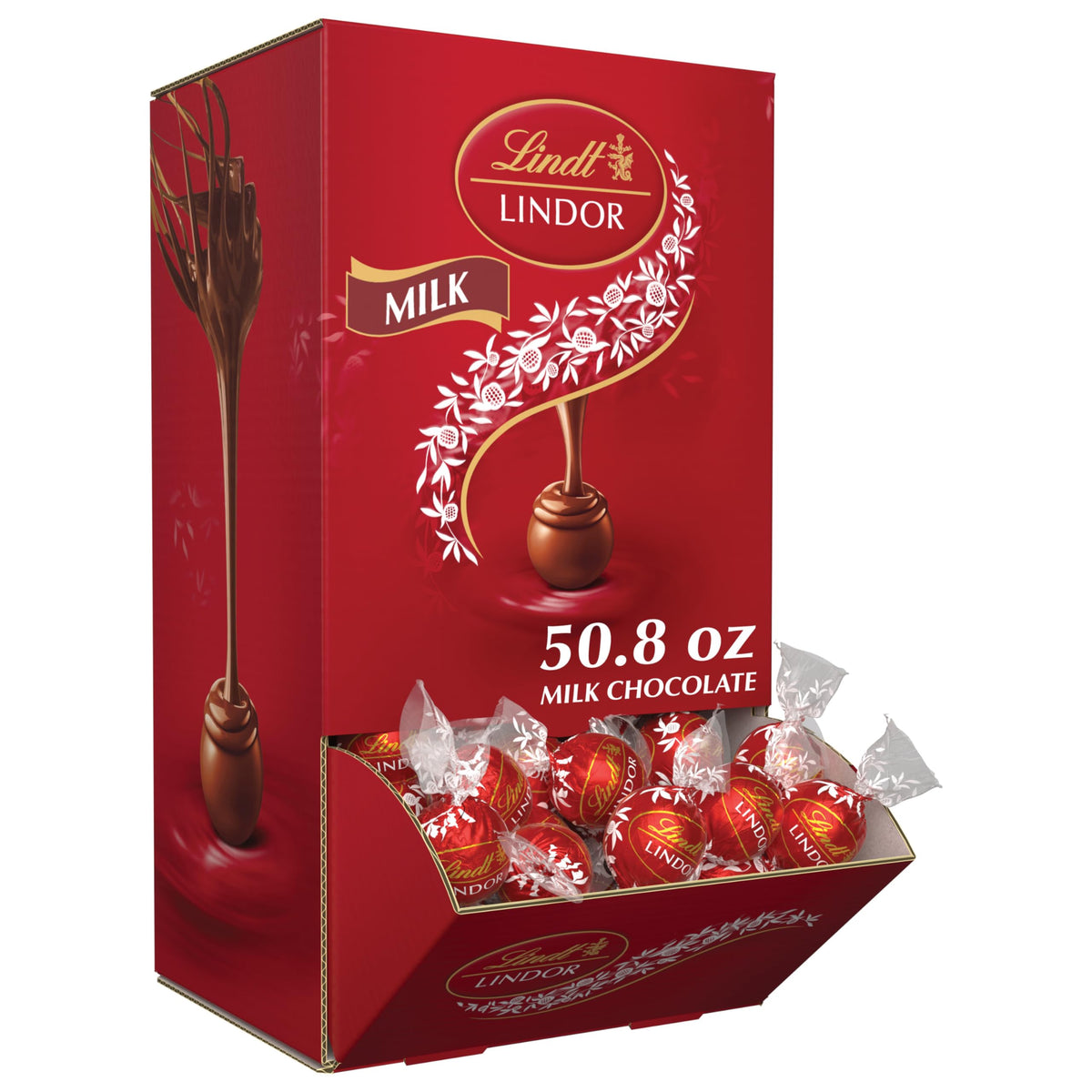 Lindt Milk Chocolate / 50.8 Ounce (Pack of 1) / Milk Chocolate Truffles Assortment Boxes
