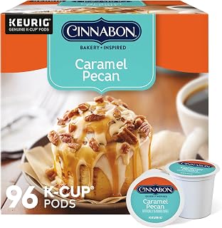 CINNABON Caramel Pecan Coffee, Keurig Single Serve K-Cup Pods, 96 Count