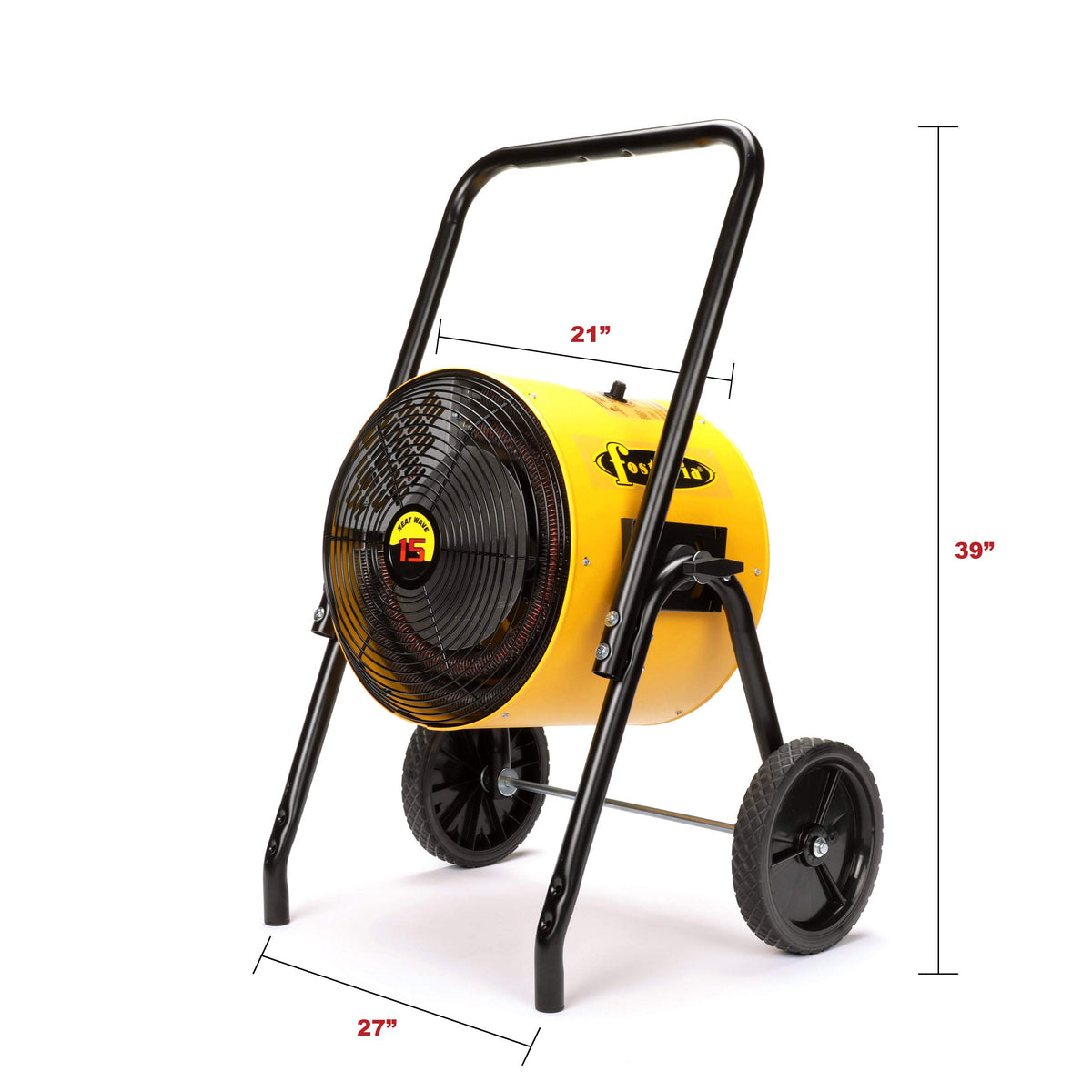 FES Heat Wave Series Portable Electric Salamander Heater on Wheels by Fostoria – Single Phase, Stainless Steel, 10kW, Model FES10241CA