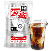 Stock Your Home 16 oz / Clear / Modern Cups