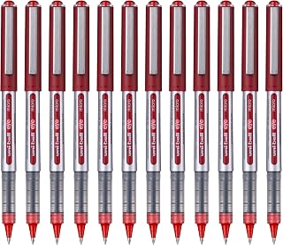 Uni-Ball Rollerball Liquid Ink Eye Micro UB-150E Red 0.5mm Box 12 pcs