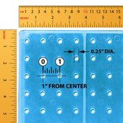 Azar Displays Pegboard only / Blue / 14 inches (W) x 14 inches (D) x 20 inches (H) Panels & Units