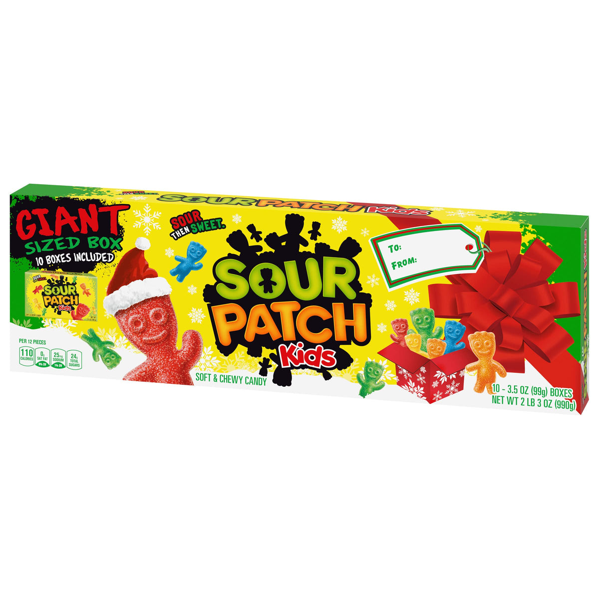 Sour Patch Kids Mixed-Fruit / 3.5 oz (Pack of 20) / Multicolor Sour Candy