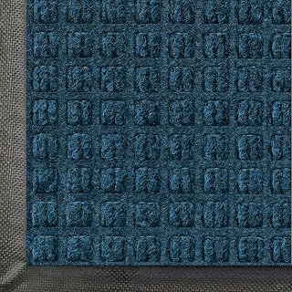 WaterHog Commercial-Grade Entrance Mat, Indoor/Outdoor Floor Mat 12' Length x 3' Width, Navy by M+A Matting
