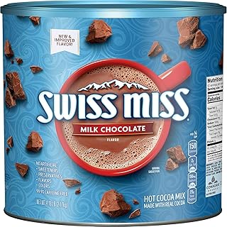 Swiss Miss Milk Chocolate Flavor Hot Cocoa Mix Canister, 76.55 oz.