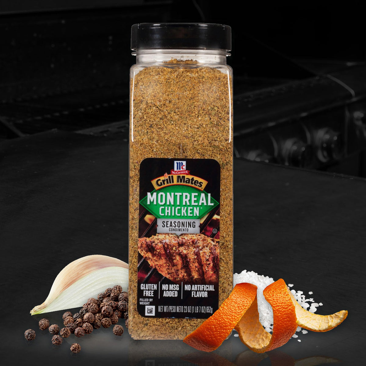 McCormick Montreal Chicken Seasoning by Grill Mates – 23 Ounce (Pack of 1), Model 052100010885