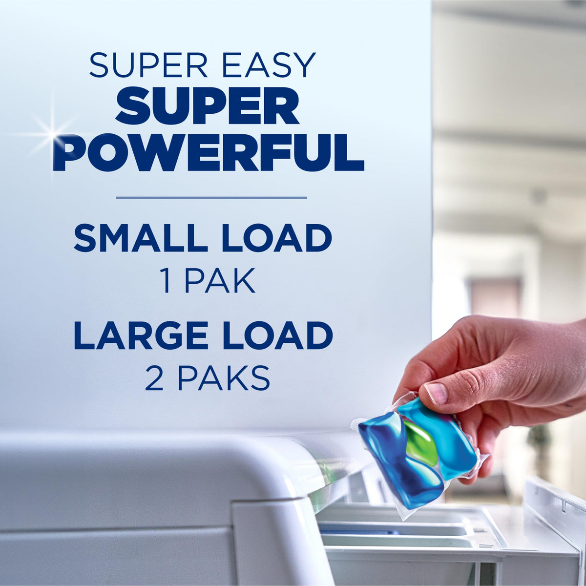 Deep Clean Stain Formula Laundry Detergent Power Paks by ARM & HAMMER – 32 Count (Pack of 1)