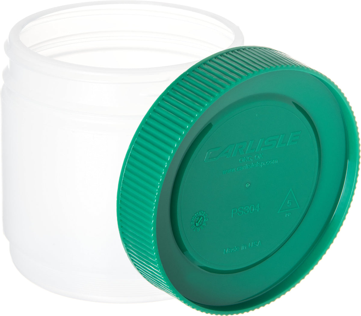 CFS Stor N' Pour Pint Backup Caps by Carlisle FoodService Products – 16 oz, 16.0 fluid_ounces, Assorted (red, green, yellow, orange, brown, white), Model PS502N00