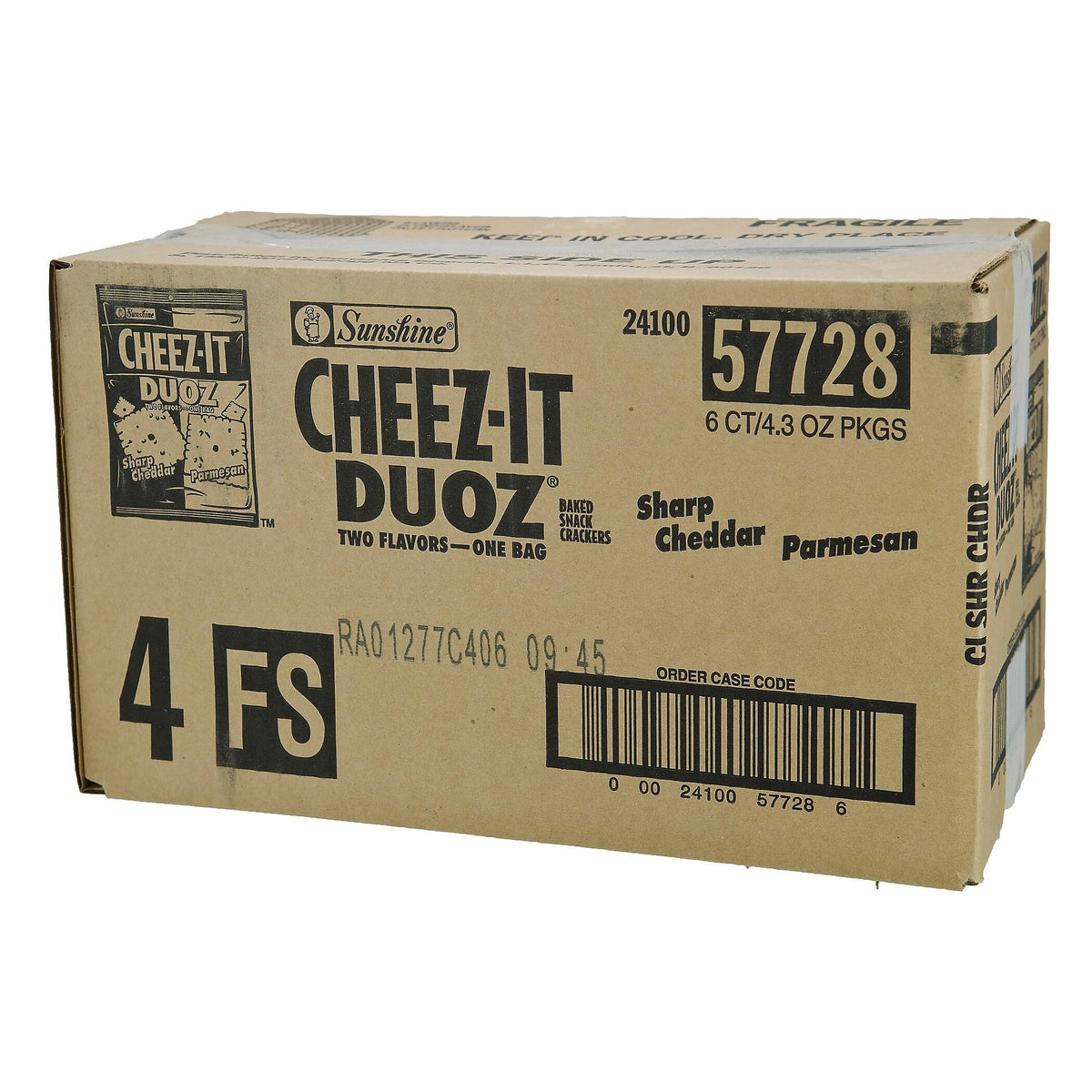 Cheez-It Duoz Cheese Cracker by Kellogg's – 4.3 Ounce (Pack of 6), Pack of 6