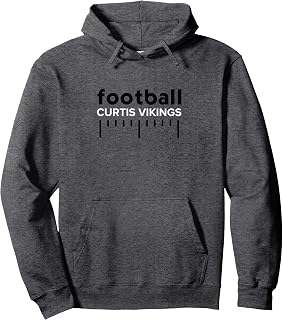 Curtis Vikings Football Lines HS Pullover Hoodie