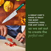 Professional Chef Knife by hedley & bennett – 8 inches, High Carbon Stainless Steel, Caviar, Model 810059948693