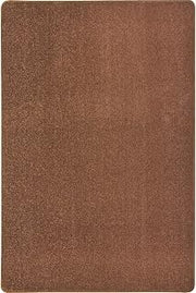 Joy Carpets Endurance Solid Colored Area Rug in Color Brown, 4' x 6'