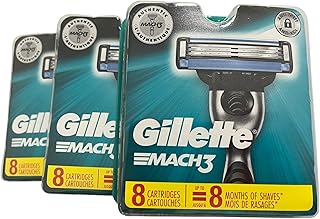 Gillette Mach 3-24 Count (3 x 8 Pack)