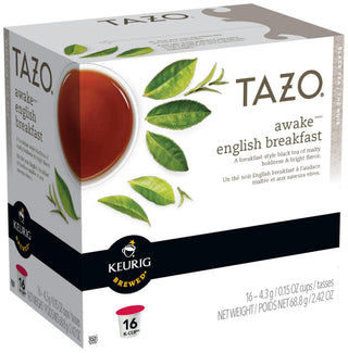 Awake Tea - 16 ct by TAZO – 16 Count (Pack of 1), black, Pack of 16, Model 110823
