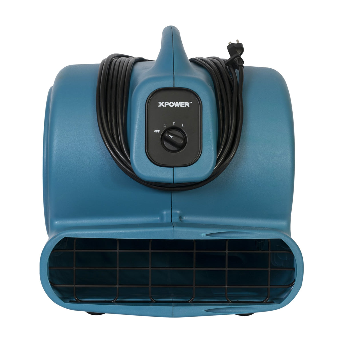 Pro 1 HP 3600 CFM Centrifugal Air Mover by XPOWER – 17.5"L x 15.9"W x 18.5"H, Plastic, Blue, Model X-830