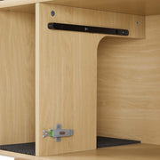 Modway Oak / unspecified / Mid-Century Modern Litter Box Enclosures