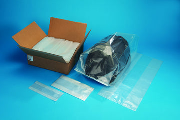 12" X 8" X 30" 1 Mil Gusseted Poly Bags (500 Bags) - Elkay Plastics 10G-128030