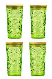 10 Strawberry Street Green / Large / Modern Tumblers & Water Glasses
