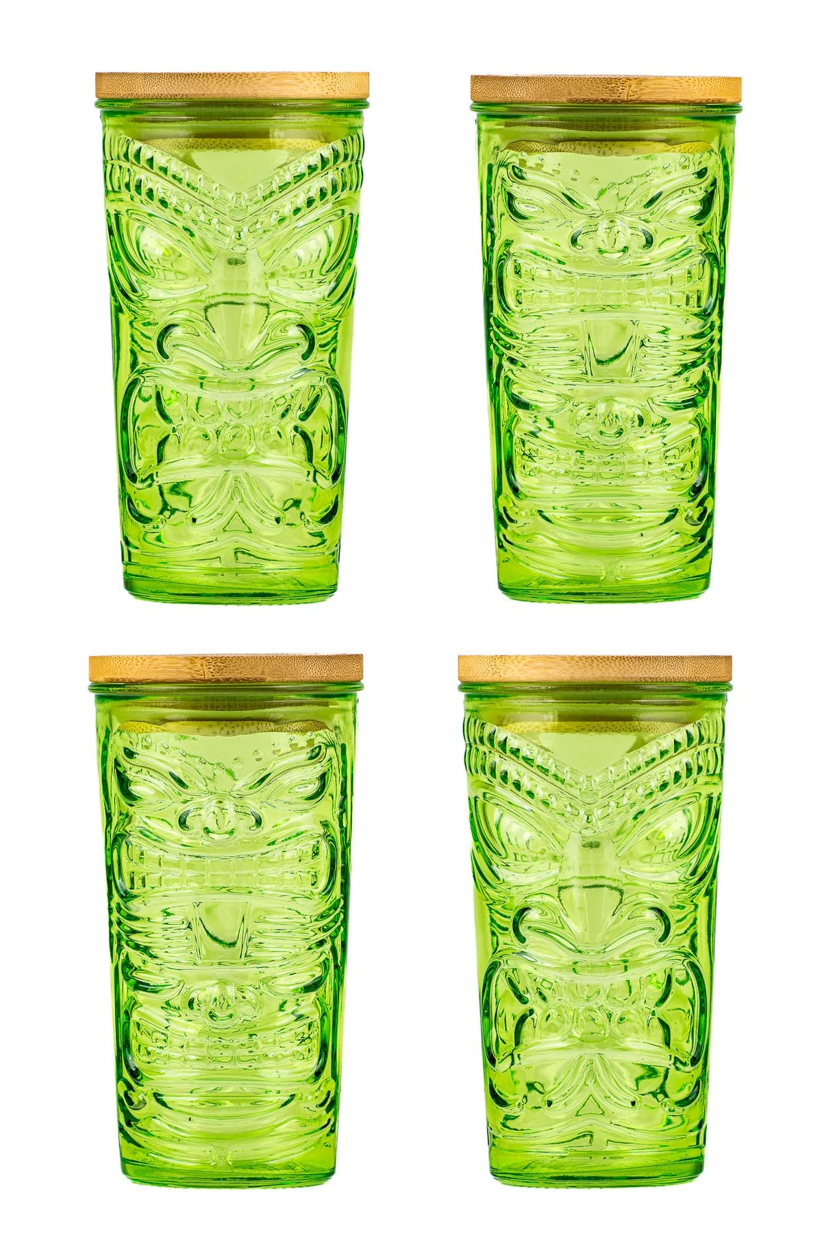 10 Strawberry Street Green / Large / Modern Tumblers & Water Glasses