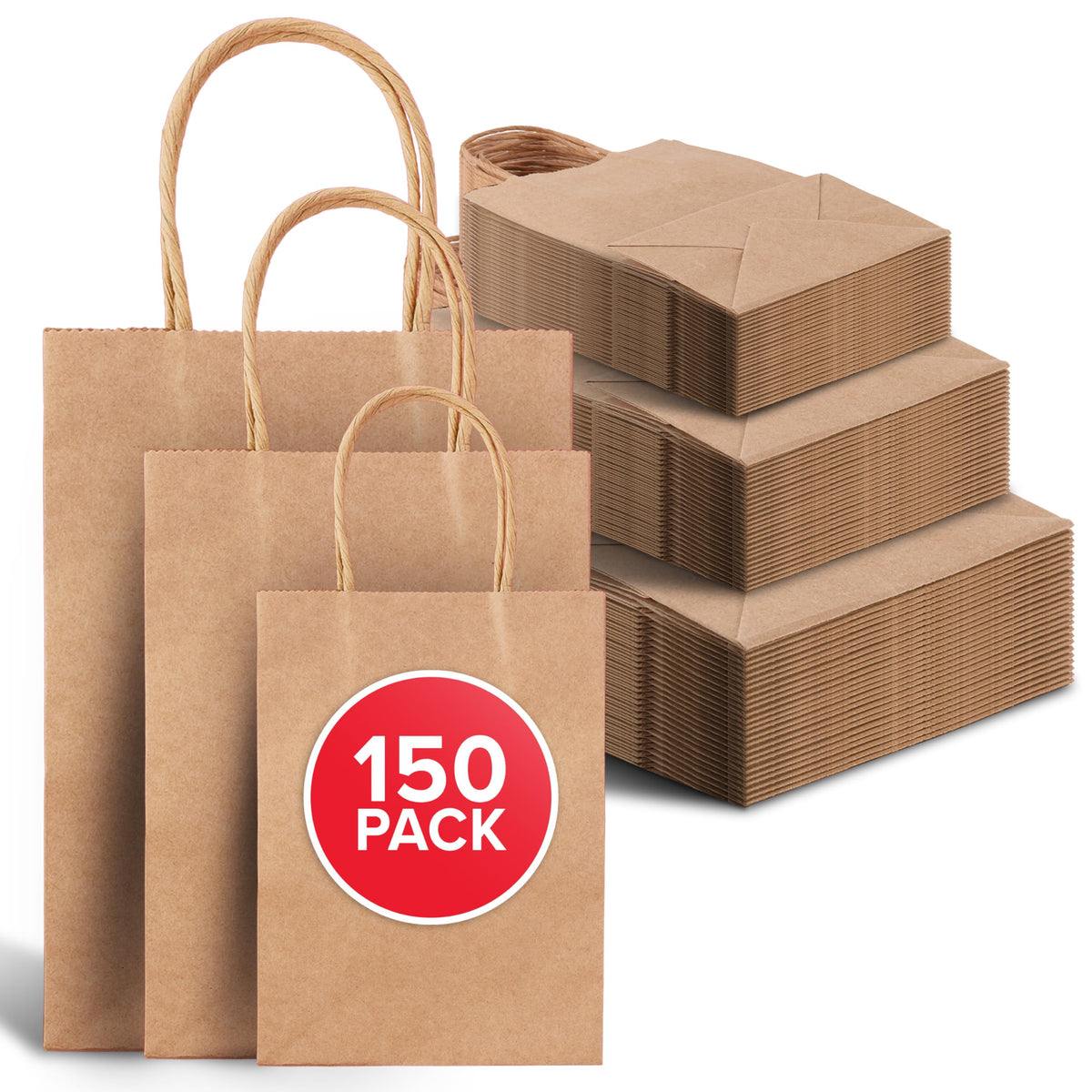 Stock Your Home Variety Pack / Brown / Casual Gift Bags