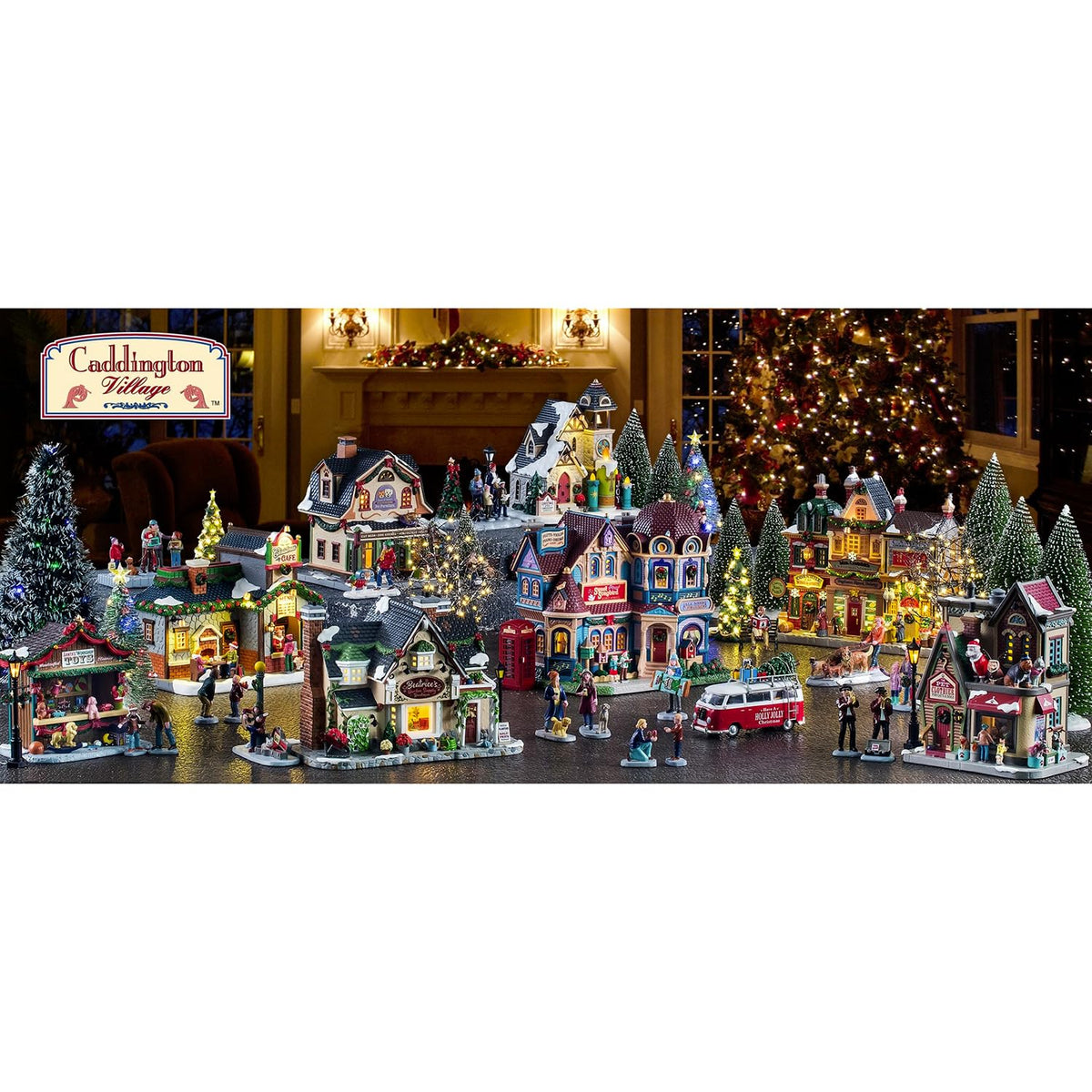 Lemax Christmas Village Popcorn Vendor, Polyresin Figurine, Red 3.2cm
