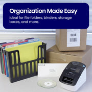 Brother White / 24 Rolls / File Folder Label File Folder Labels