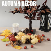 Artgar Pumpkin Decor Set, 23 Piece Fall Harvest Collection, Small