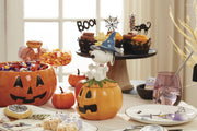 Lenox Figural Pumpkin Candy Bowl, Porcelain, Orange, 9.25 Inch