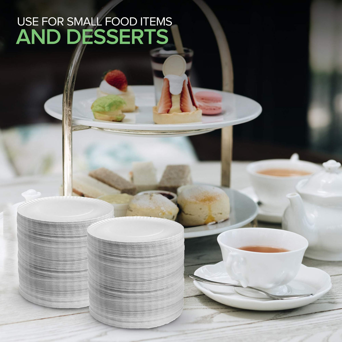 Stock Your Home 1 / 300 Count / White Plates