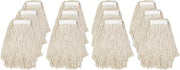 Genuine Joe Z20COTCT Narrow Band Cut End Wet Mop, 20oz., 12/CT, Natural