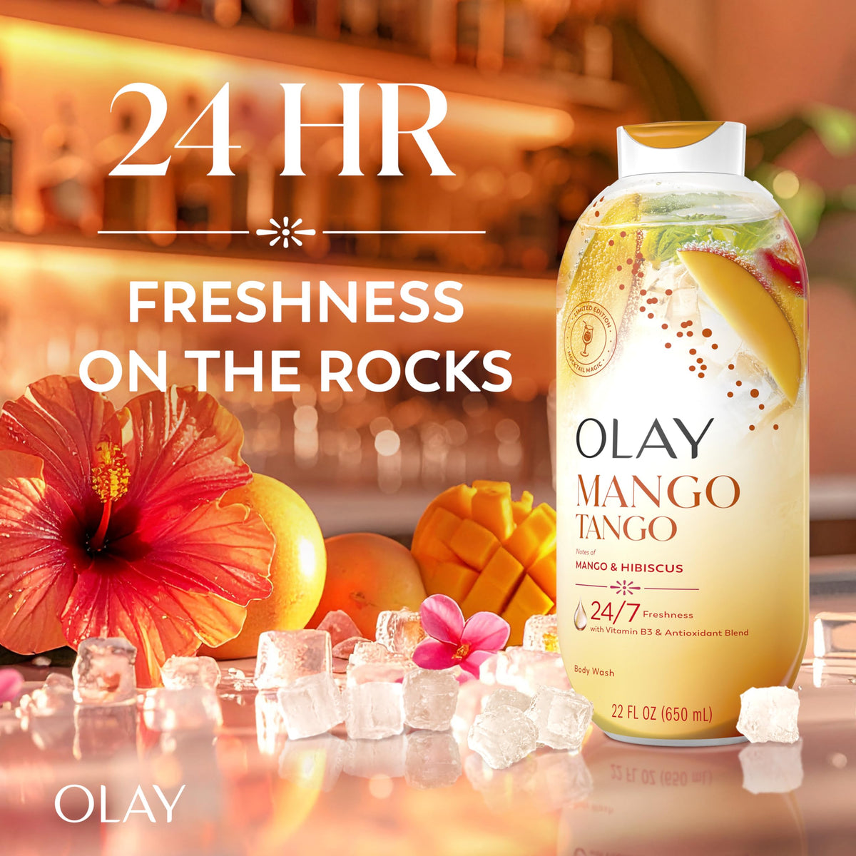 Olay Mango / 22 Fl Oz (Pack of 1) / White Body Washes