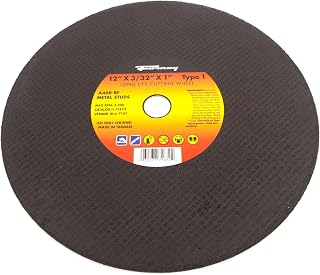 Forney 71872 Chop Saw Stud Master Blade with 1-Inch Arbor, Metal Type 1, A46R-BF, 12-Inch-by-3/32-Inch