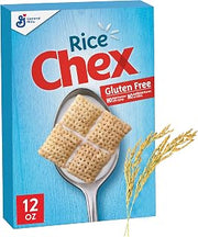 Rice Chex Gluten Free Breakfast Cereal, Gluten Free Snacks for Kids, 12 oz Cereal Box (Pack of 10)