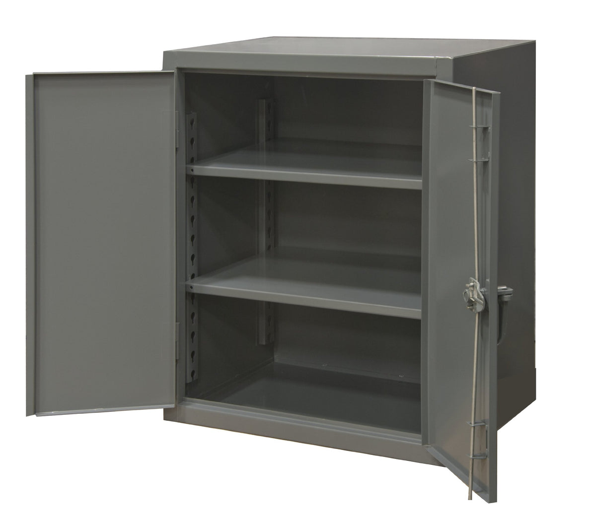 Extra Heavy Duty Welded 12 Gauge Steel Counter Top Cabinet by Durham – One Size, Alloy Steel, Grey, Model HDC-203636-2S95