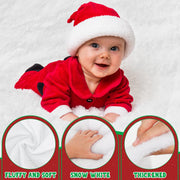 QZYL Snow Blanket, White Polyester Fiber, 3x8ft Rectangle