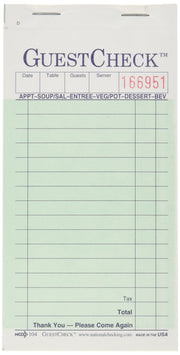 NTC 104-50 GuestChecks Restaurant Guest Check Pads 16 Lines by National Check – Carbon, Model FBA_NTC 104-50