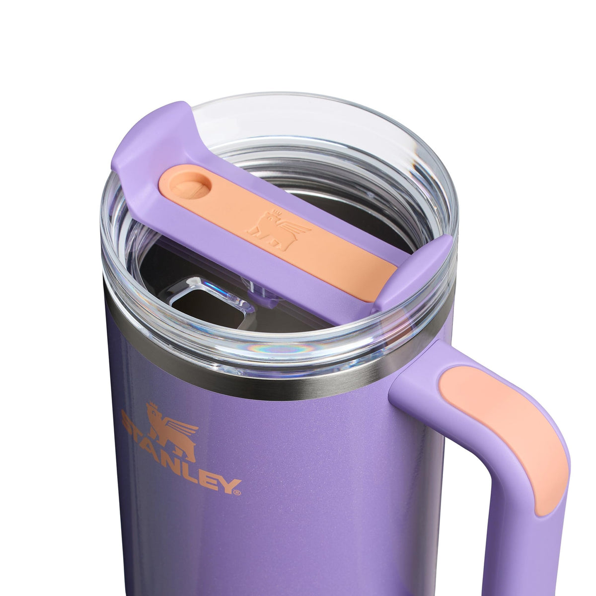 Flowstate Tumbler by by STANLEY – 40 Ounces, Stainless Steel, Periwinkle Shimmer, Model 10-10825-420