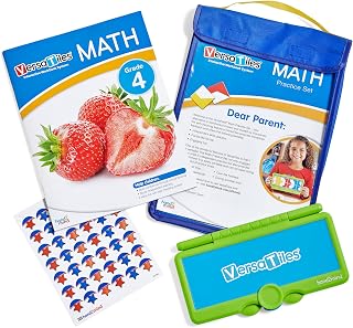 hand2mind VersaTiles Math Take Along Pack, Grade 4