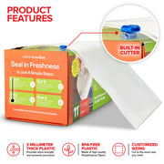 Stock Your Home 11x150 Inch / clear / 1 Food Storage Bags