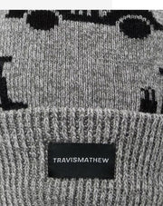 Men's Mapes Beanie Heather Grey One Size by TravisMathew – Rayon, Heather Grey, Model 1MAB274
