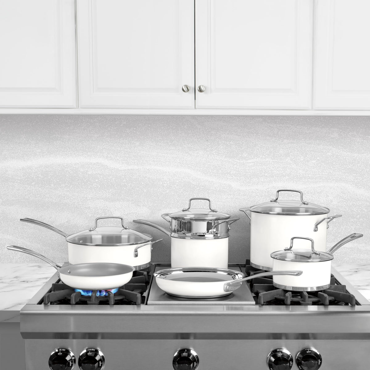 Cuisinart White / 11 PC / 1 Cookware Sets
