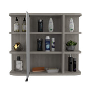 DEPOT E-SHOP Light Gray / 23.62"W x 19.68"H x 7.48"D / Modern Medicine Cabinets