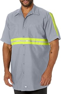Red Kap Men's Enhanced Visibility IndustrialWork Shirt