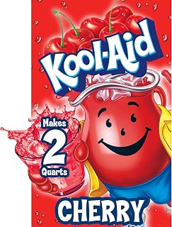 Kool-Aid Powdered Soft Drink Mix, Unsweetened Cherry, 0.13 oz Packet