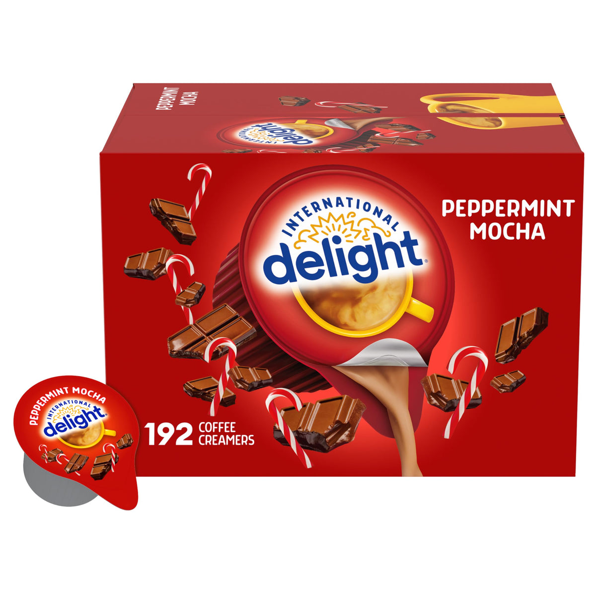 International Delight Peppermint Mocha / 192 Count (Pack of 1) / 1 Coffee Creamers