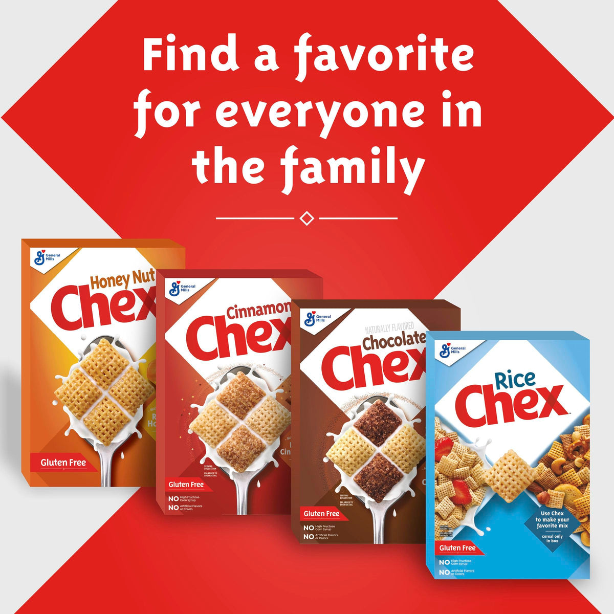 Chex 19.8 Ounce (Pack of 5) / 5 Cold Cereal