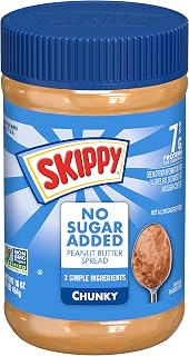 SKIPPY Chunky Peanut Butter Spread No Sugar Added, 16 Ounce