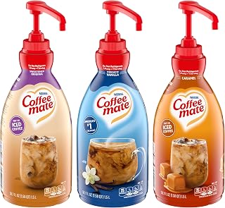 Nestlé Coffee mate 1.5 Liter Sweetened Original, French Vanilla & Caramel