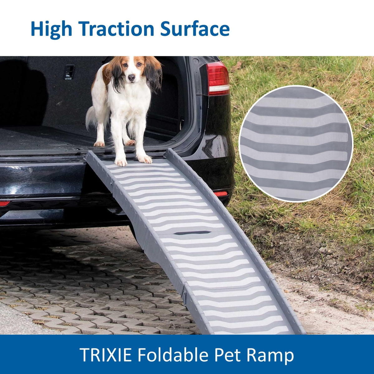 TRIXIE Gray / 59" Long / Ramp Vehicle Ramps